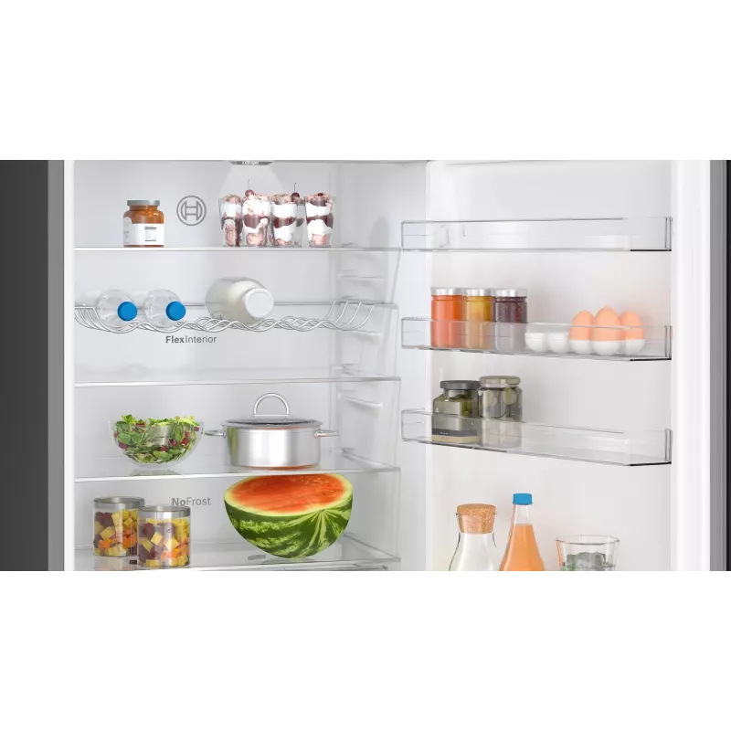 Bosch Serie 4 KGN49VXCT fridge-freezer Freestanding 440 L Stainless steel