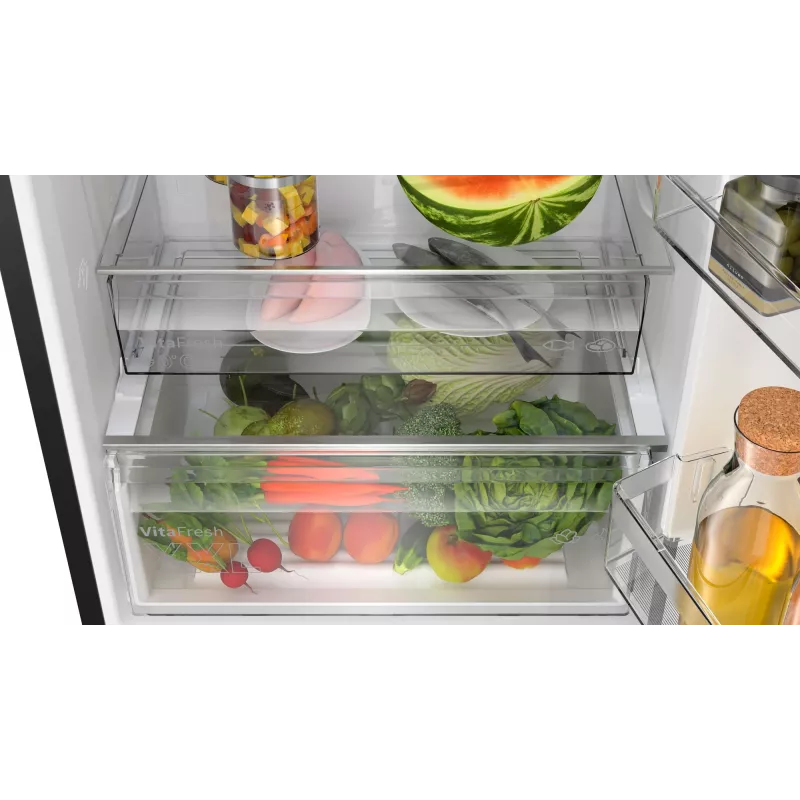 Bosch Serie 4 KGN49VXCT fridge-freezer Freestanding 440 L Stainless steel