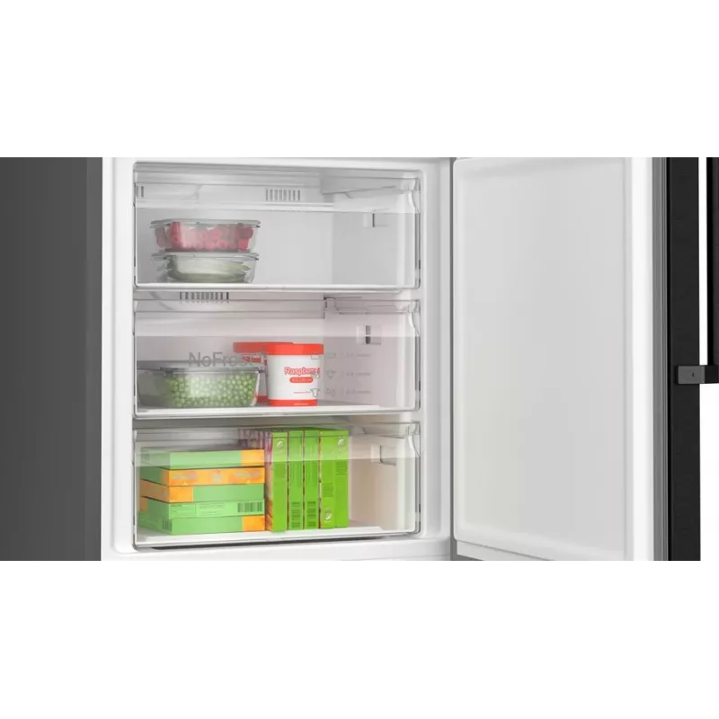 Bosch Serie 4 KGN49VXCT fridge-freezer Freestanding 440 L Stainless steel