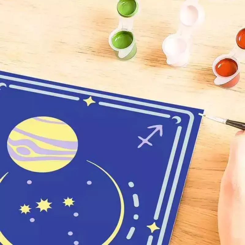 Paint-by-number kit Ravensburger CreArt – Sagittarius zodiac sign, model 23741