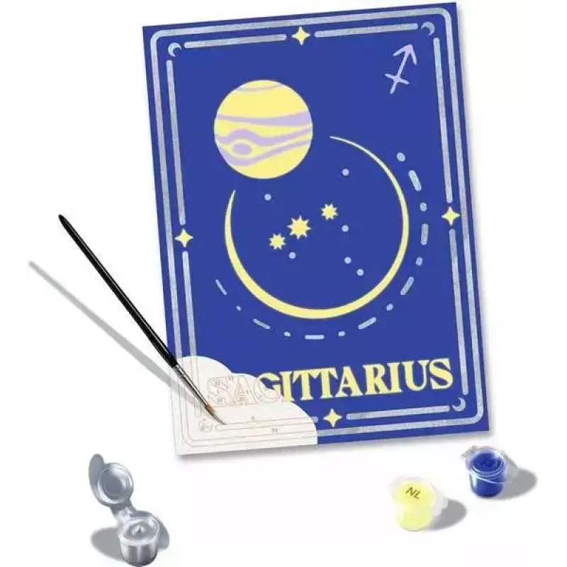 Paint-by-number kit Ravensburger CreArt – Sagittarius zodiac sign, model 23741