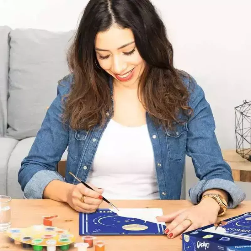 Paint-by-number kit Ravensburger CreArt – Sagittarius zodiac sign, model 23741