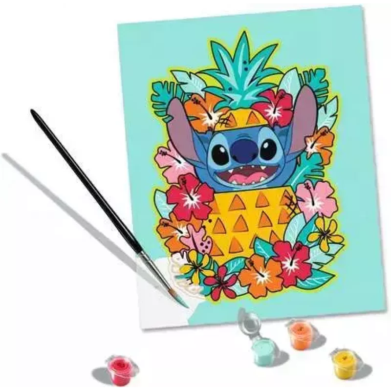 Painting kit Ravensburger CreArt Disney Stitch — paint-by-numbers set
