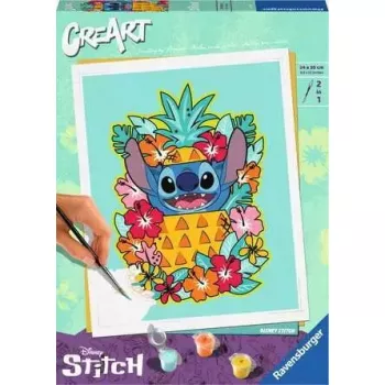 Painting kit Ravensburger CreArt Disney Stitch — paint-by-numbers set