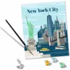 Painting kit Ravensburger CreArt — Colorful New York City (paint-by-number set)