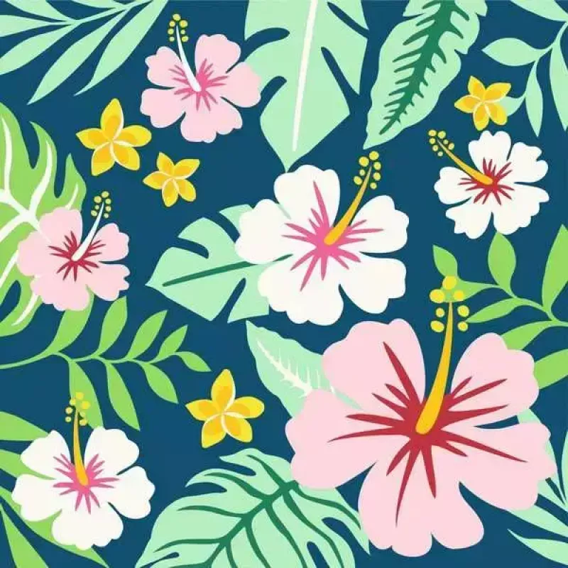 Painting kit Ravensburger CreArt – Exotic Plants (model 23729) paint-by-number set