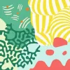 Painting kit Ravensburger CreArt - Organic Vibes (art kit)