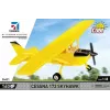 Construction toy Cobi Cessna 172 Skyhawk yellow model 26621 - scale and assembly set