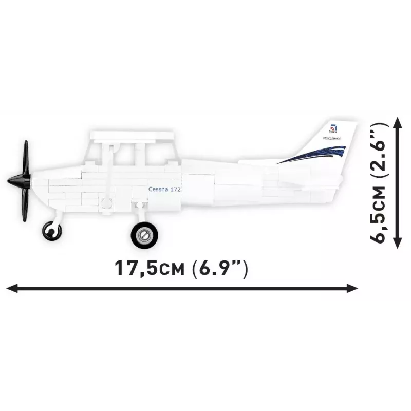 Construction Toy Cobi Cessna 172 Skyhawk White building set