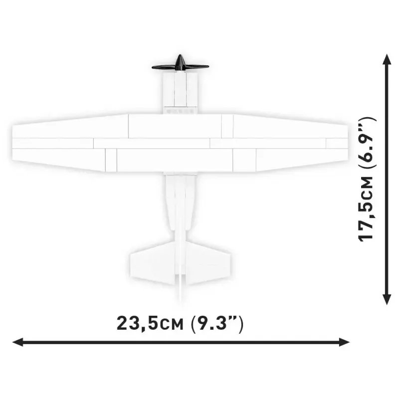 Construction Toy Cobi Cessna 172 Skyhawk White building set