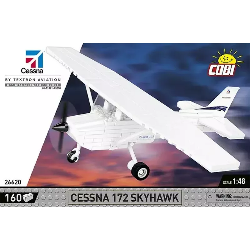 Construction Toy Cobi Cessna 172 Skyhawk White building set