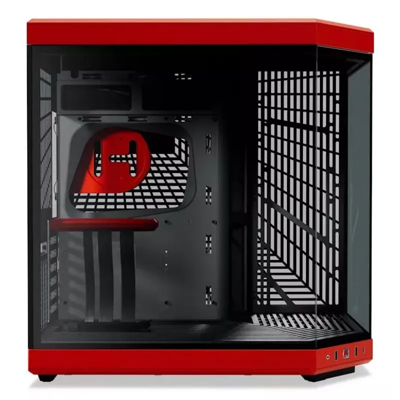 PC Case HYTE Y70 Midi Tower Black, Red