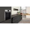 NEFF BX48P cooking appliance set — Zone induction hob (4 zones), Electric oven 71 L, Black