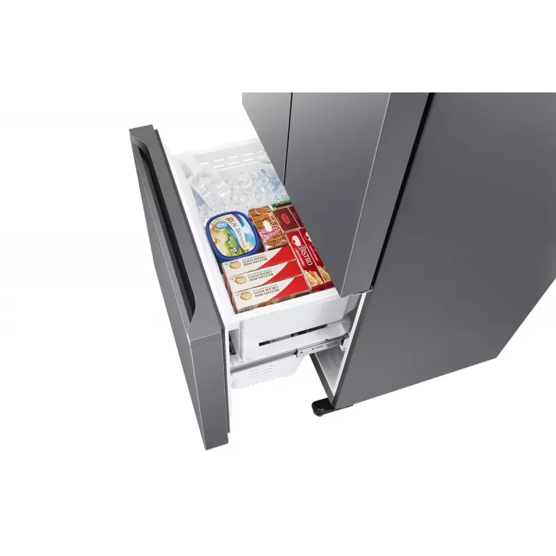 Side-by-side refrigerator Samsung RF50C530ES9 Freestanding French door Stainless steel 495 L, Fridge 330 L / Freezer 165 L