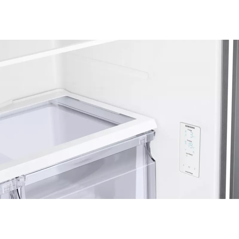 Side-by-side refrigerator Samsung RF50C530ES9 Freestanding French door Stainless steel 495 L, Fridge 330 L / Freezer 165 L