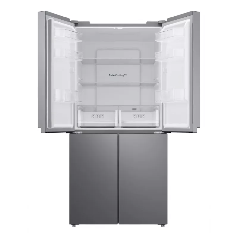 Samsung RF48A400EM9 side-by-side refrigerator Freestanding 488 L Silver