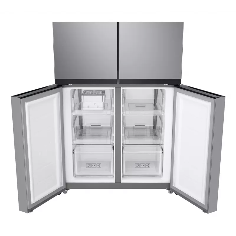 Samsung RF48A400EM9 side-by-side refrigerator Freestanding 488 L Silver