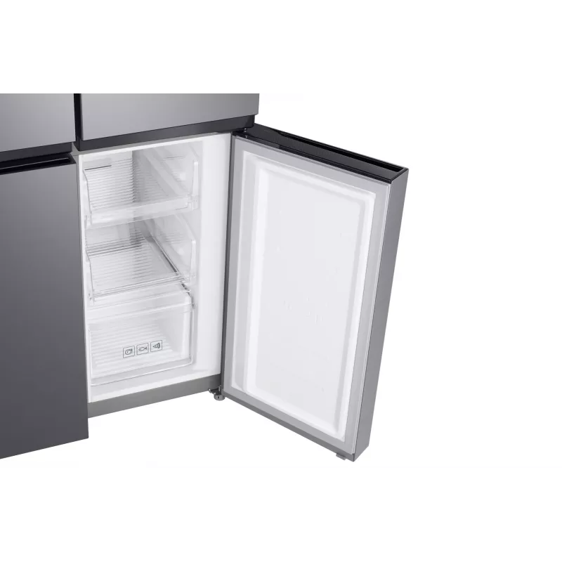 Samsung RF48A400EM9 side-by-side refrigerator Freestanding 488 L Silver