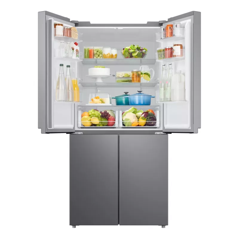 Samsung RF48A400EM9 side-by-side refrigerator Freestanding 488 L Silver