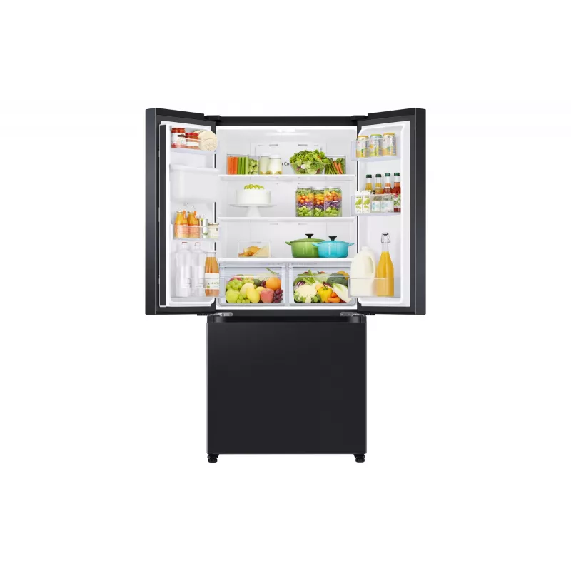 Samsung RF50C530EB1 side-by-side refrigerator Freestanding Anthracite