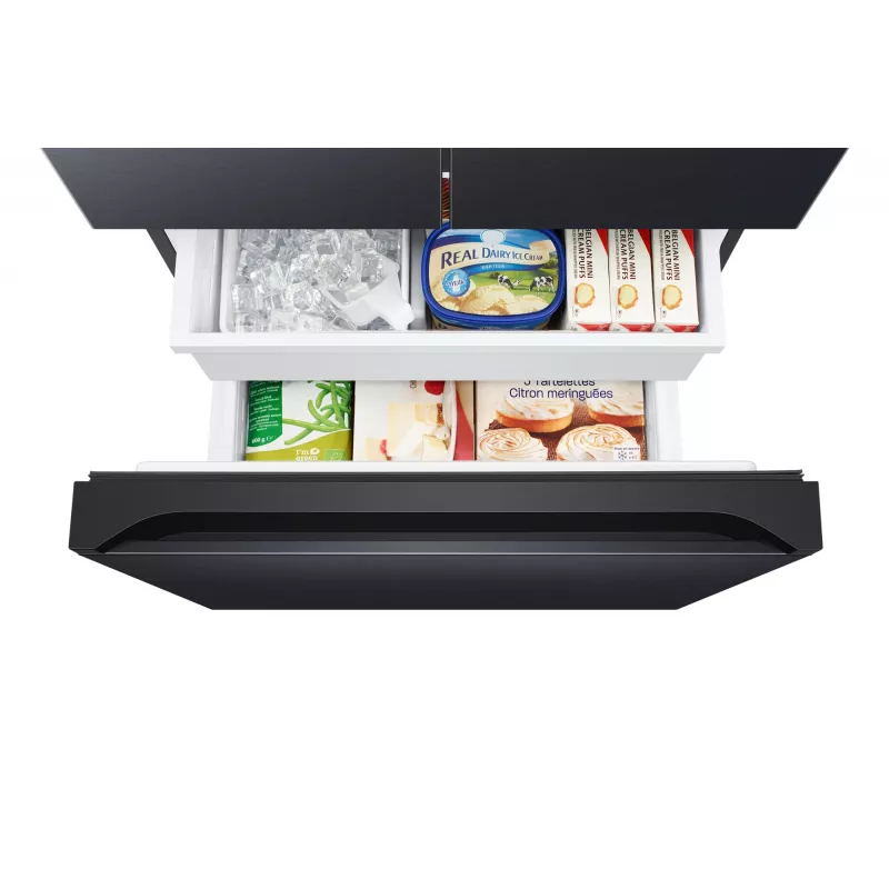 Samsung RF50C530EB1 side-by-side refrigerator Freestanding Anthracite