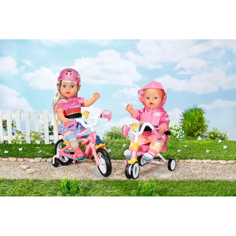 BABY born Trike Doll bike set