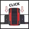 Battery Mounting Gadget Einhell PXC Black Compatibility with Power X-Change Batteries