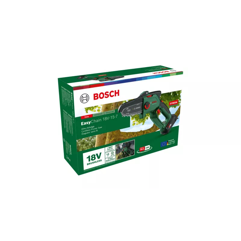 Bosch EasyChain 18V-15-7 Black, Green