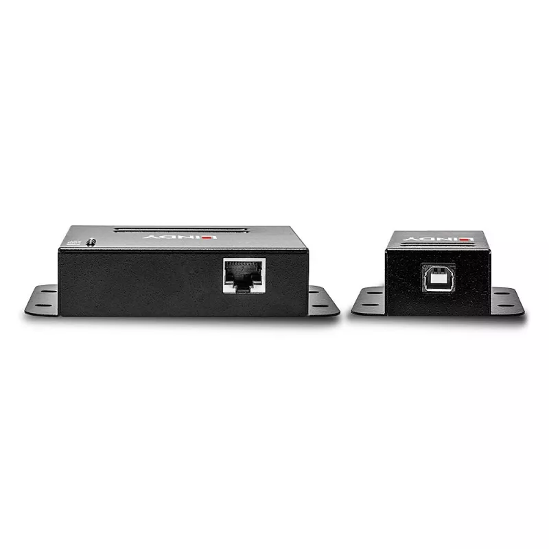 Lindy 50m 4 Port USB 2.0 Cat.6 Extender, Network transmitter & receiver, 50 m, 480 Mbit/s, Cat5, Cat5e, Cat6, NS1021, Phosphor bronze