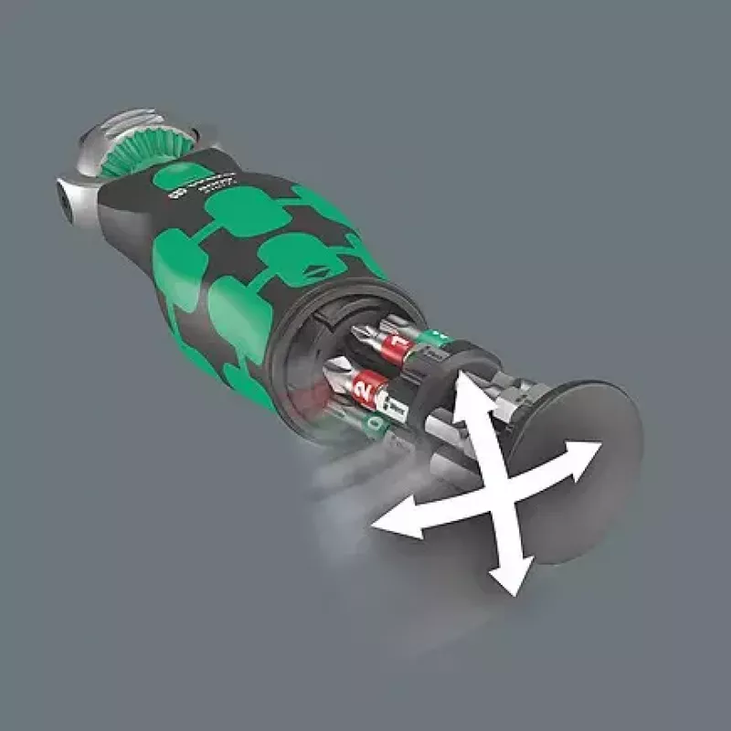 Wrench Ratchet Wera 05004283001 18 pcs Black Green
