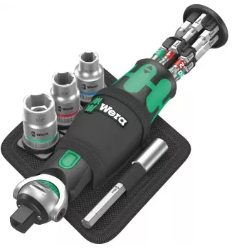 Wrench Ratchet Wera 05004283001 18 pcs Black Green