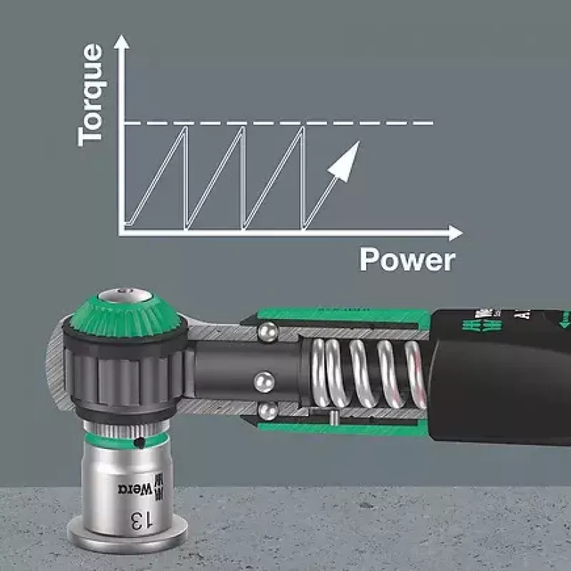 Click torque wrench Wera 05075800001 Nm Mechanical 244 mm