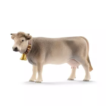 schleich FARM WORLD Braunvieh cow, 3 yr(s), Farm, Farm animals / farm toys, Multicolour, Plastic, 1 pc(s)