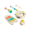 Mattel Music Gift Set with Wooden Instruments for Toddlers
