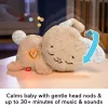 Fisher-Price Soothe & Settle Bunny Plush Baby Toy & Customizable Sound Machine with Motion