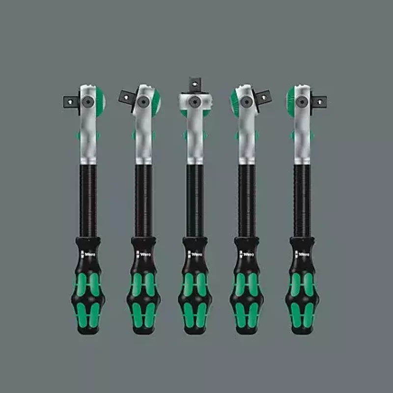 Wrench Wera 05150110001 37 pcs Steel Ratchet Set Black Green