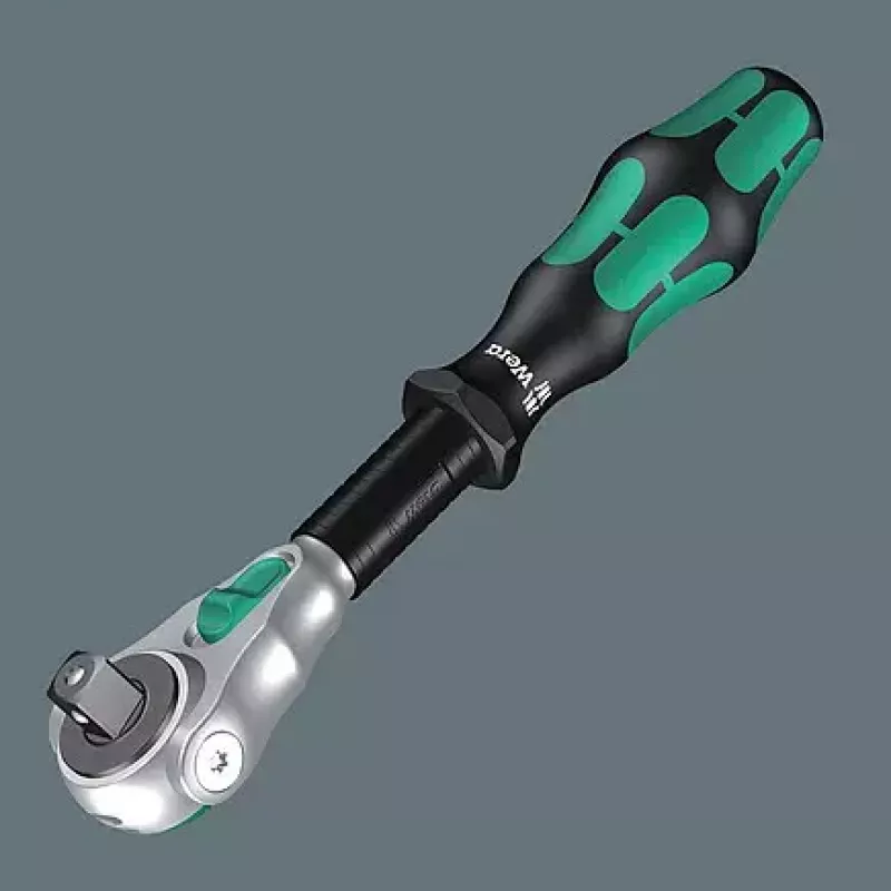 Wrench Wera 05150110001 37 pcs Steel Ratchet Set Black Green