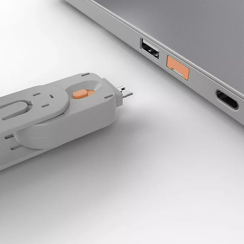 Port blocker Lindy USB Port Blocker Pack of 4 Colour Code Orange