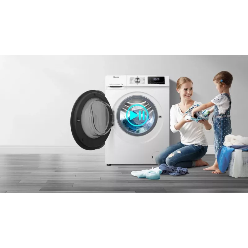 Hisense WFQA7014EVJM washing machine Front-load 7 kg 1310 RPM White