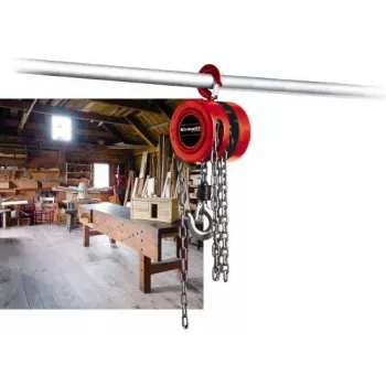Chain hoist Einhell TC-CH 1000 1000 kg 2.5 m Red Silver