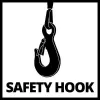 Chain hoist Einhell TC-CH 1000 1000 kg 2.5 m Red Silver