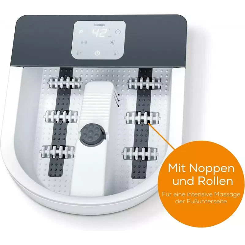 Foot spa Beurer FB 60 — electric foot bath, white/grey