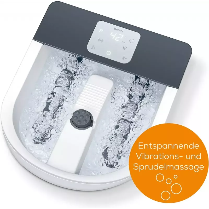 Foot spa Beurer FB 60 — electric foot bath, white/grey