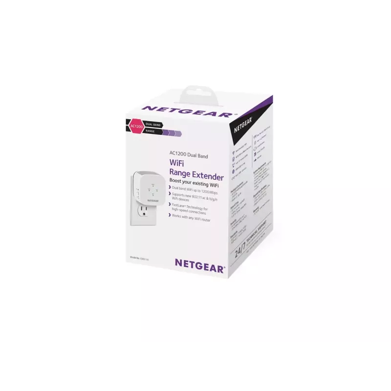 NETGEAR EX6110 Network transmitter & receiver White 10, 100, 300 Mbit/s