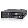 SSD enclosure Icy Dock ToughArmor MB699VP-B V3 4 drives 2.5 inch PCIe