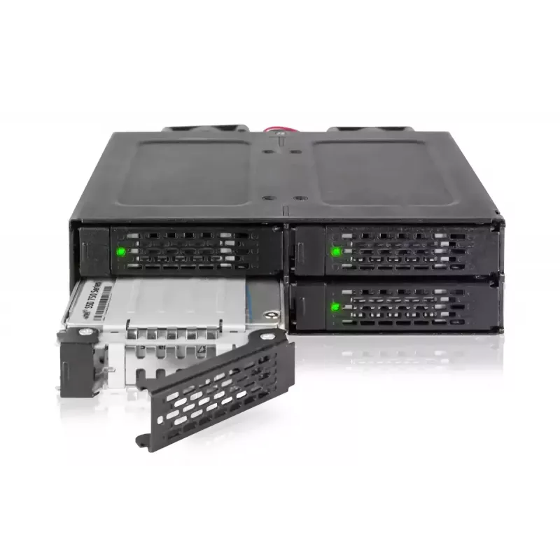 SSD enclosure Icy Dock ToughArmor MB699VP-B V3 4 drives 2.5 inch PCIe