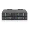 SSD enclosure Icy Dock ToughArmor MB699VP-B V3 4 drives 2.5 inch PCIe