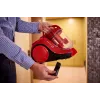 Rowenta Swift Power Cyclonic RO2913 bagless cylinder vacuum cleaner, 3-stage filtration, red