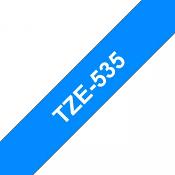Label tape Brother TZe535 12mm White on Blue
