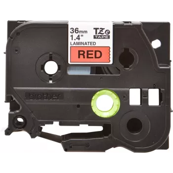 Laminated tape Brother TZe461 36mm Black on Red